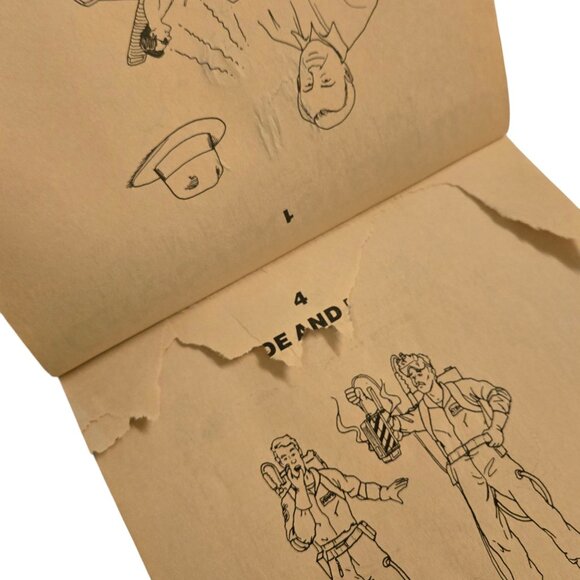 Ghostbusters II Flip N Fun Activity Pad Mazes Puzzles 1988 Kids Book Vintage - Picture 5 of 16